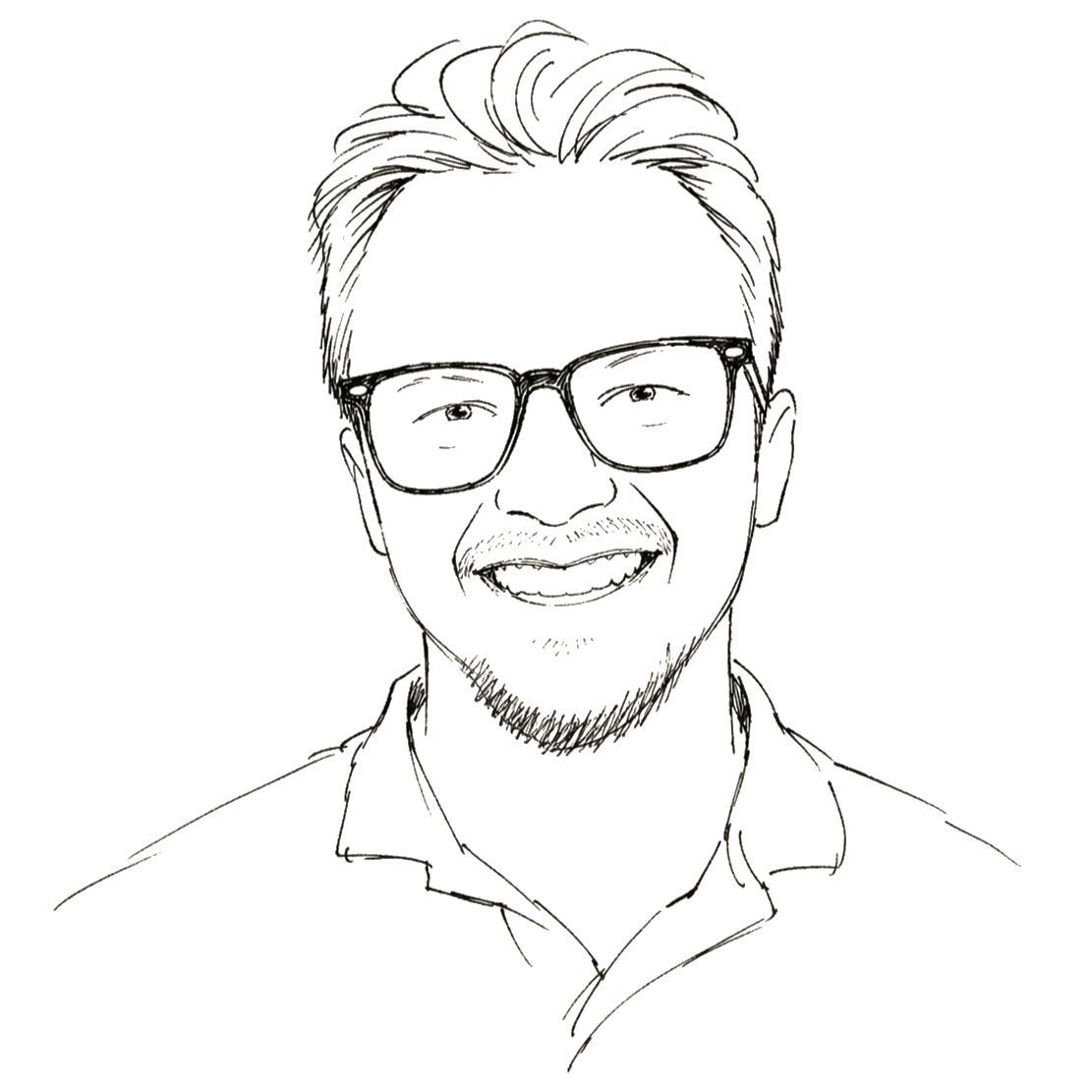 Sketch portrait of Jesse