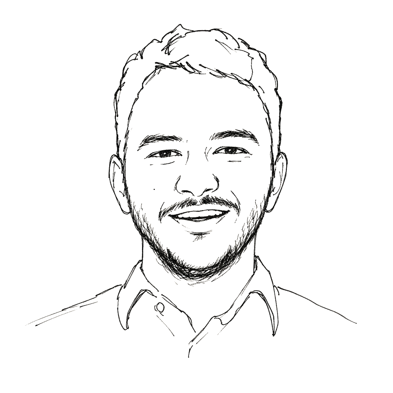 Sketch portrait of Kareem