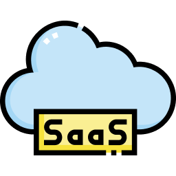 a stylized SaaS application window icon